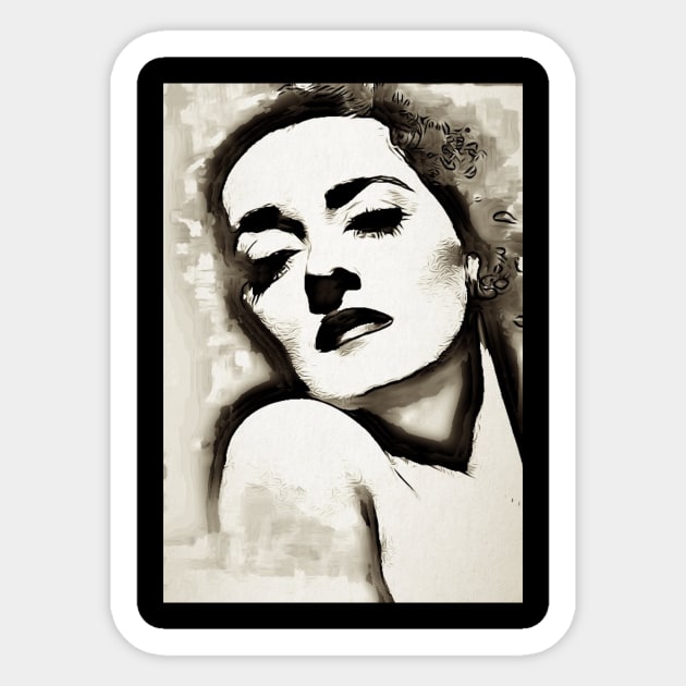 Bette Davis Eyes Sticker by cameradog